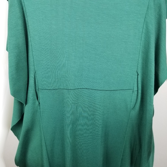 Twenty One Lg Green Scoop Neck Shirt Dress NWT (no belt) - Picture 4 of 8